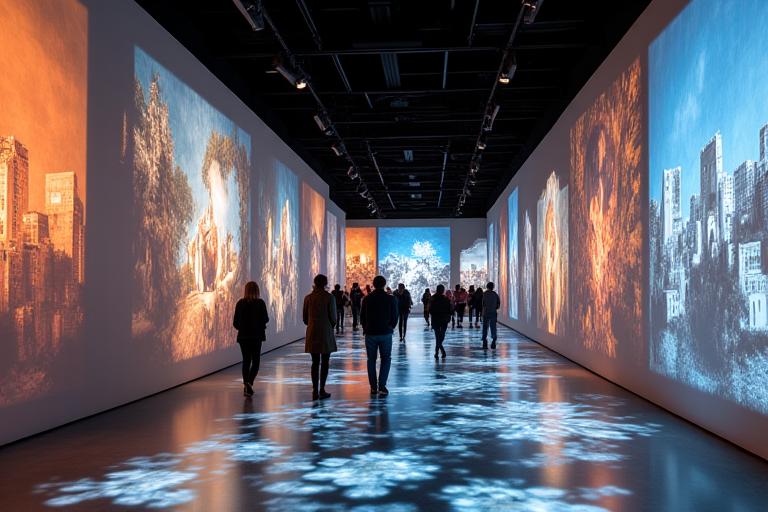 디지털 아트 박물관 이머시브 전시